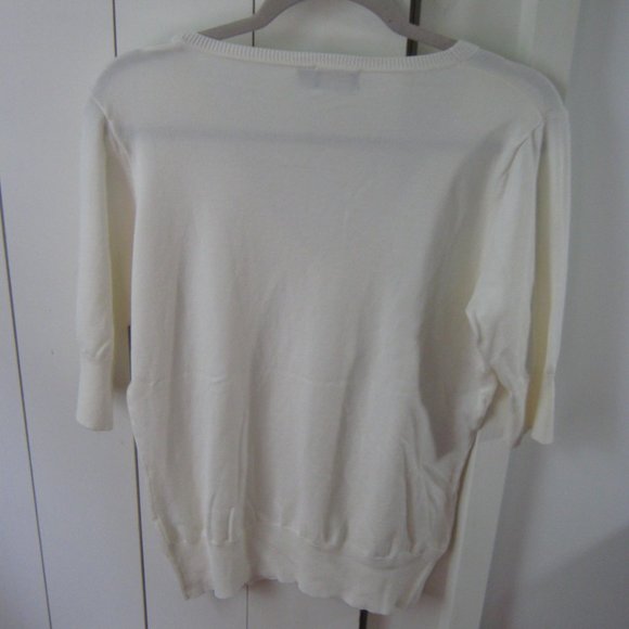 Mexx Offwhite V-neck Sweater - Picture 2 of 4